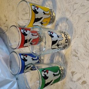Big Dog shot glasses